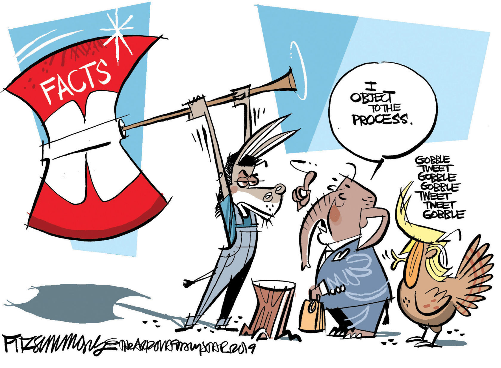 Daily Fitz Cartoon: Objection